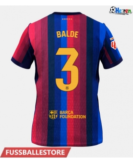 Günstige Barcelona Alejandro Balde #3 Heimtrikot 2026-27 Kurzarm